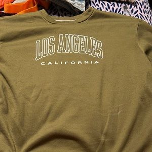 emerald green crewneck from SHEIN